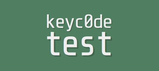 Browser Keycode Test